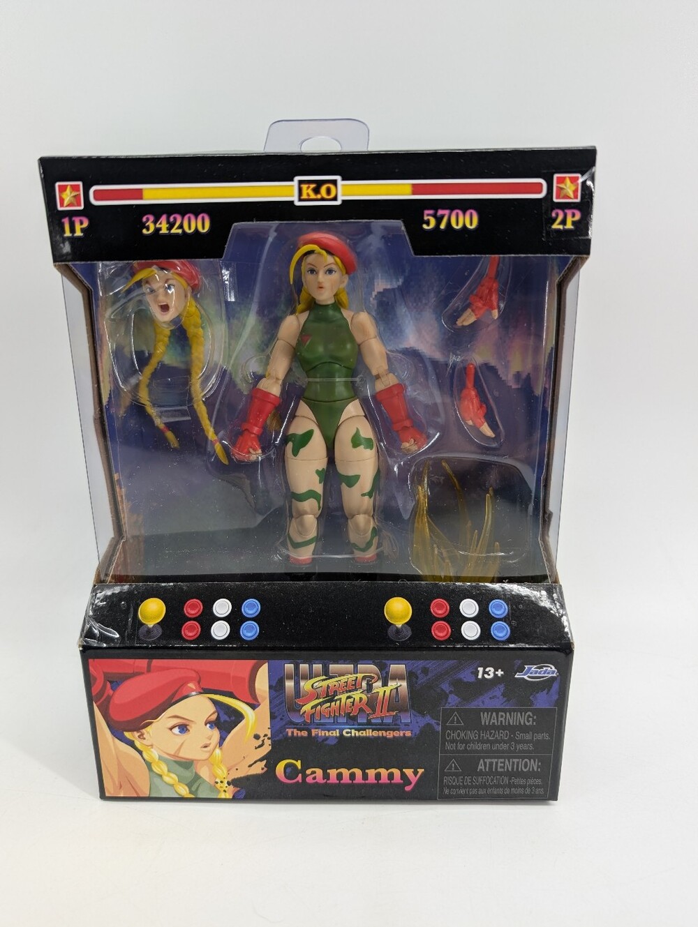 Jada Toys Ultra Street Fighter II Cammy action figure New